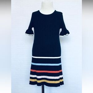 NEW GYMBORee Toddler Girls 3/4 Short Sleeve Ribbed Sweater Dress